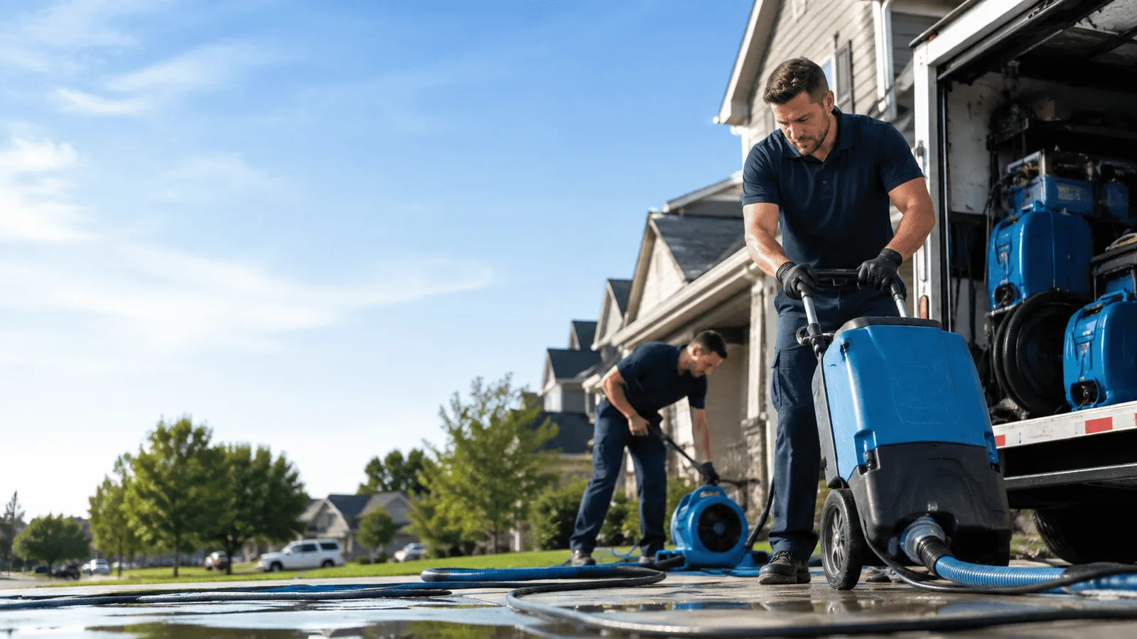 Dehumidification being performed in Milwaukie, OR
